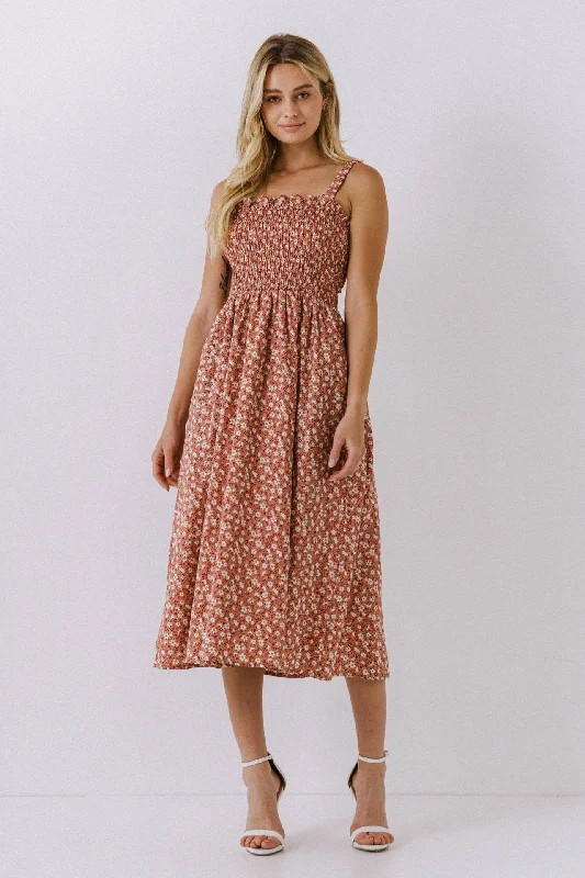 Floral Midi Dress