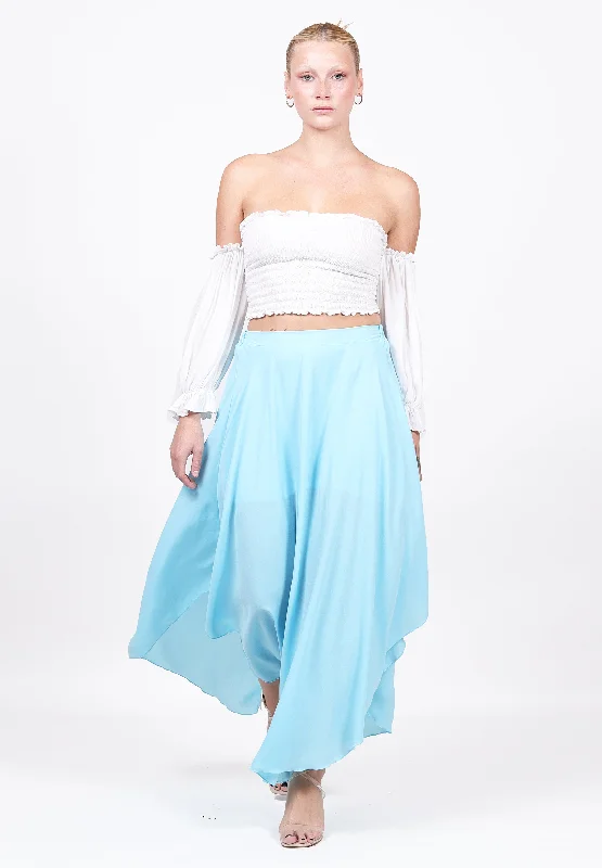 High Low Maxi Skirt in 4 Pastel colours| Angel