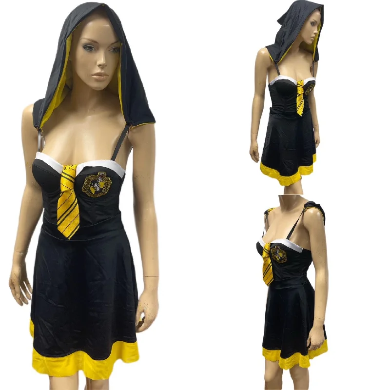 Harry Potter Hufflepuff House Bustier with hood and Skirt