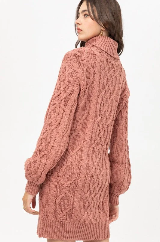 Mauve Sweaterdress