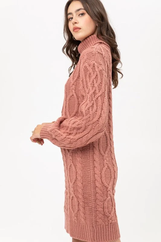 Mauve Sweaterdress