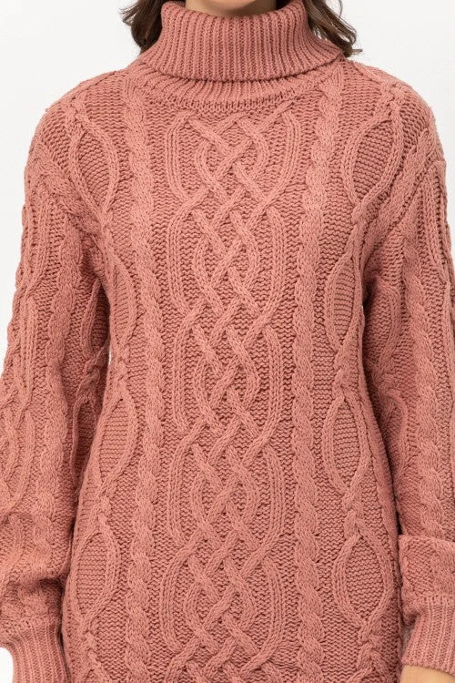 Mauve Sweaterdress