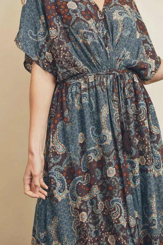 Paisley Maxi Dress