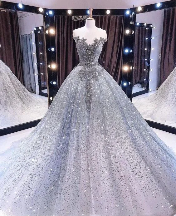 sparkly prom dresses, 2021 evening dresses, crystal evening dresses, ball gown evening dresses, fashion evening dresses,BD2446