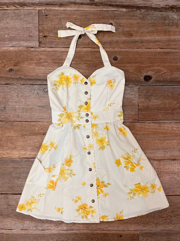 Vintage Yellow Floral