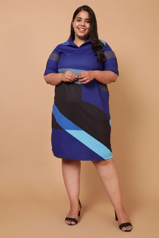 Blue Maverick Polo Dress