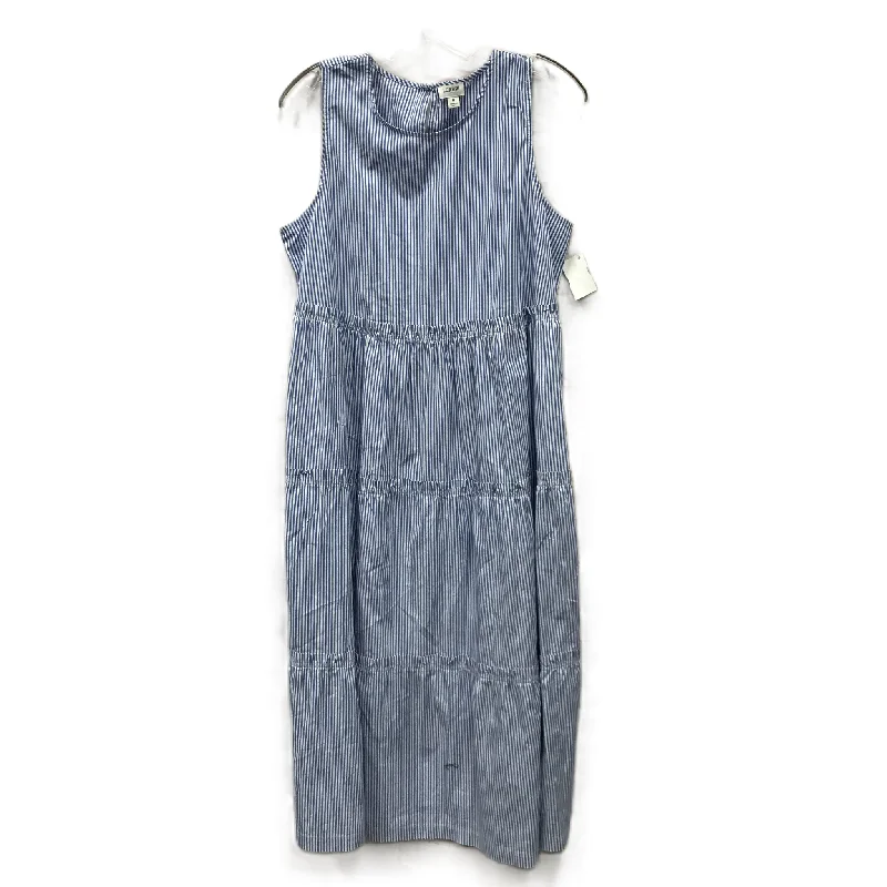 Blue & White Dress Casual Maxi By J. Crew, Size: S