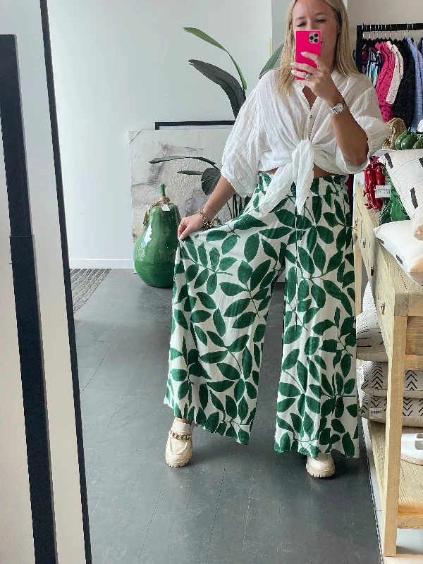 Botanical Wide Leg Pants