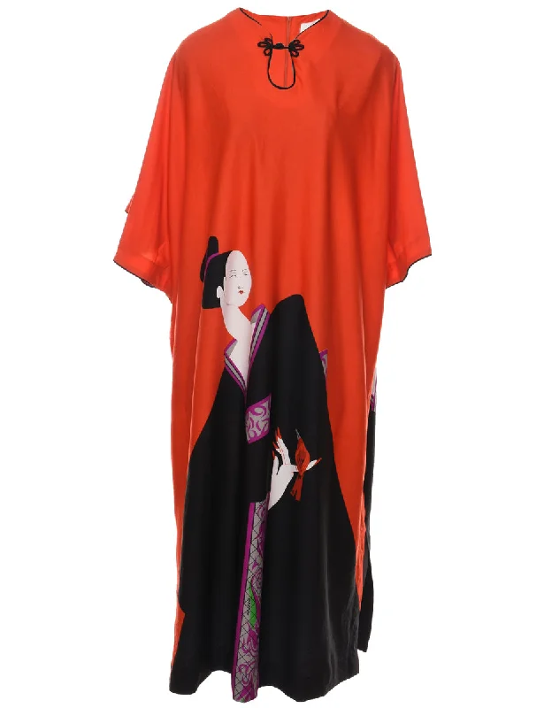 David Brown I.Magnin Kaftan - L