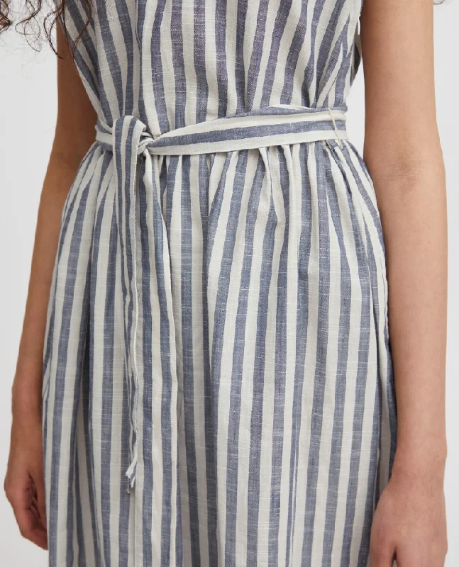 Ichi Gry Natural Stripe Dress