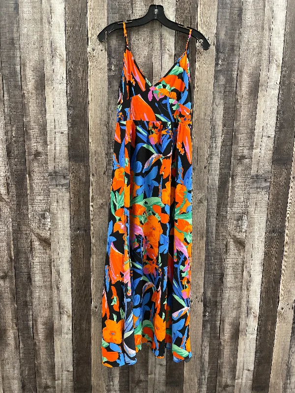 Multi-colored Dress Casual Maxi Shein, Size M