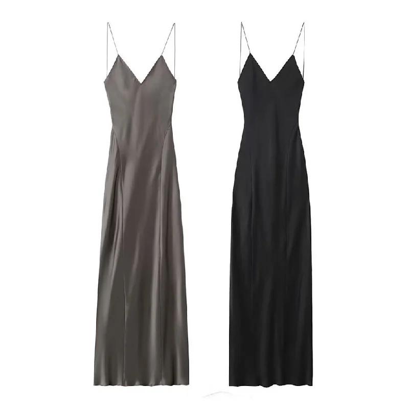 Noa Satin Slip Dress