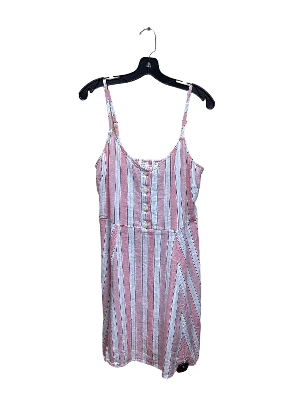 Pink & White Dress Casual Short Gap, Size M