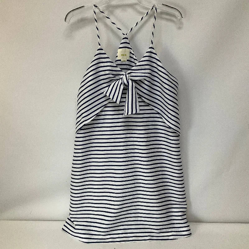 Striped Pattern Dress Casual Short Maeve, Size M