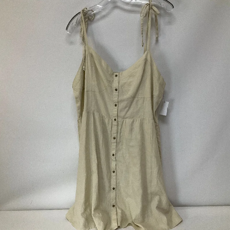 Tan Dress Casual Short Aerie, Size Xxl