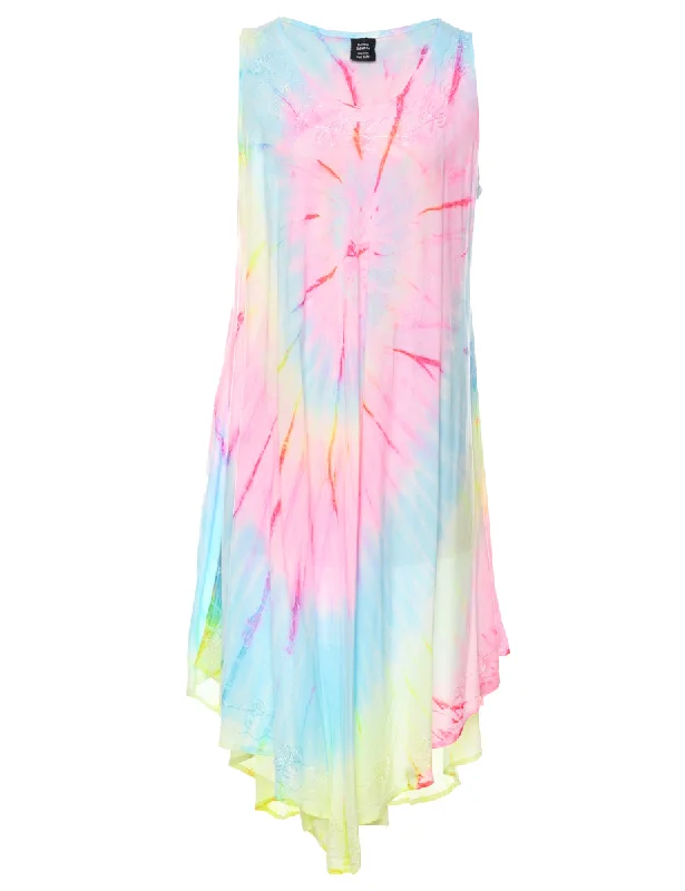 Tie Dyed Shift Dress - XXL