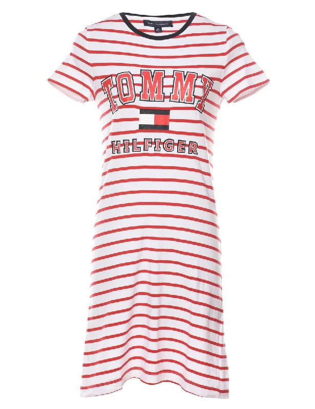 Tommy Hilfiger Striped Jersey Dress - XS