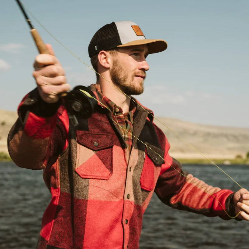 Yukon Wool Shirt Jac | Red Valley Plaid