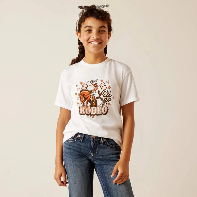 Ariat Girl's ""Let's Rodeo"" Graphic Tee