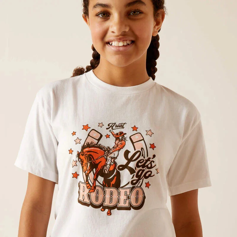 Ariat Girl's ""Let's Rodeo"" Graphic Tee