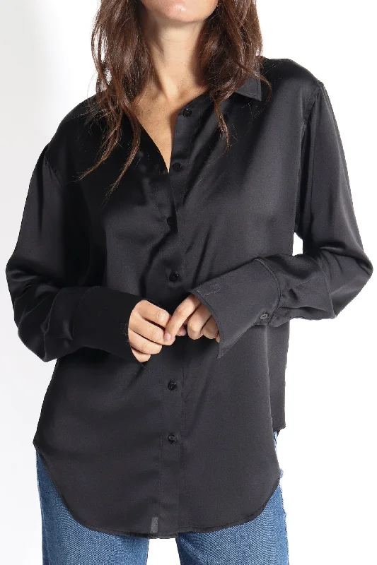 Black Riri Button Down