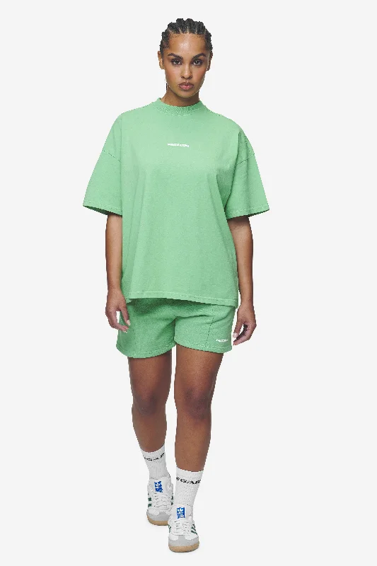 Bracy Heavy Oversized Tee Washed Peppermint Green White Gum