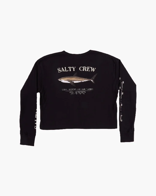 Bruce Black L/S Crop