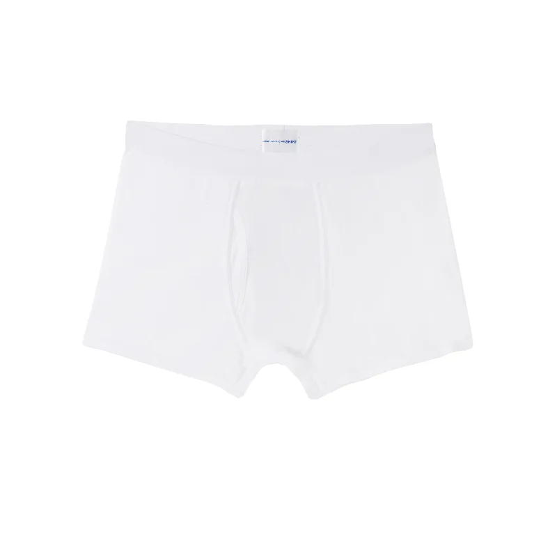 CDG Shirt Underwear - Sunspel Boxer - (White)