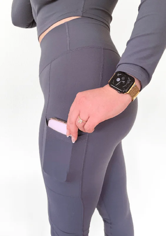 Pocket Leggings - Grey