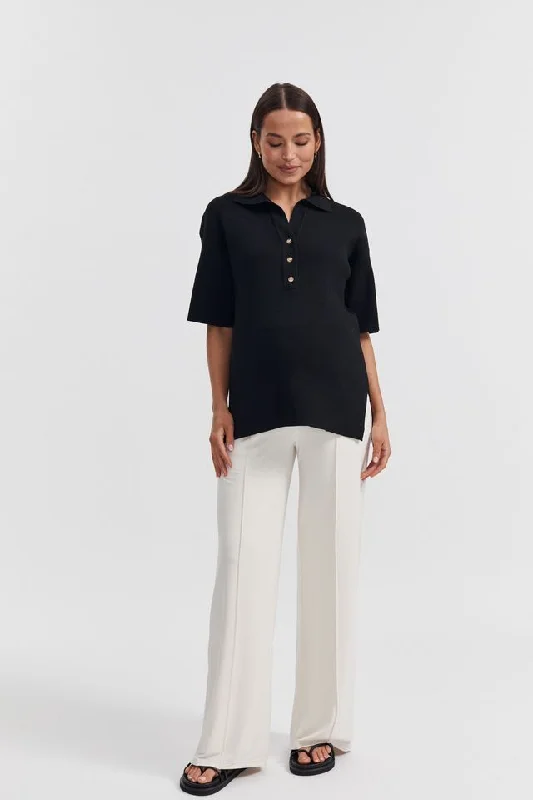 Claudia Button Down Tee