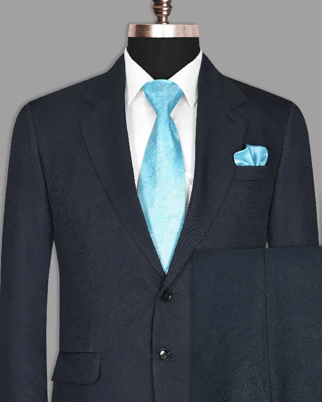 Midnight Express Blue Wool Rich Suit