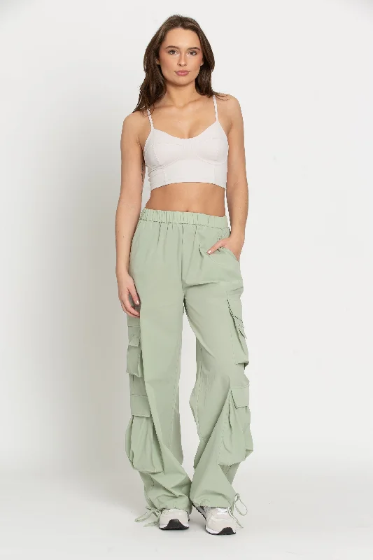 Pistachio Parachute Pants