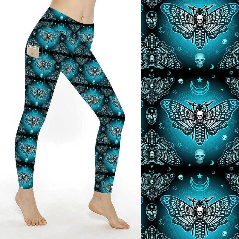 Death Head Moth Leggings