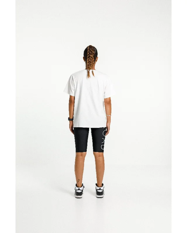 Rose Road Topher Tee - White with Mirror Print