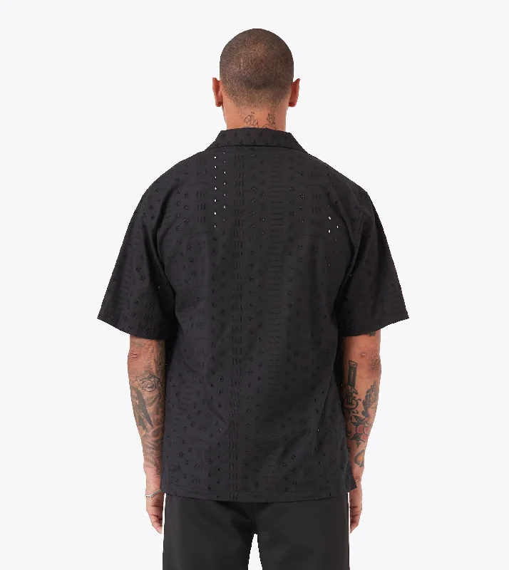 Stitch Holiday SS Shirt Black