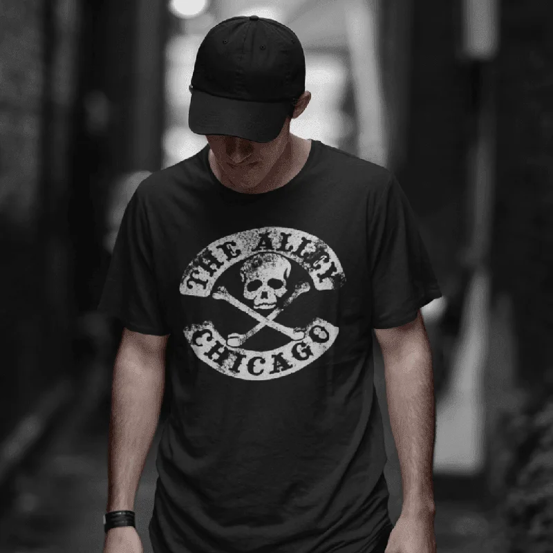 The Alley Chicago Vintage Skull & Crossbones Tshirt