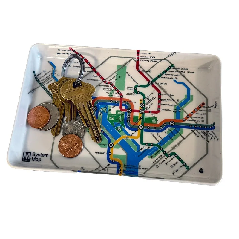 Metro Map Valet Tray