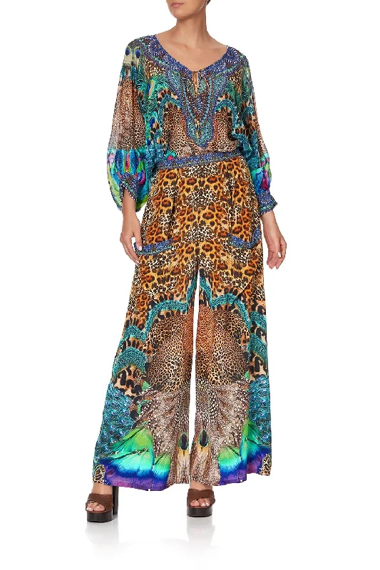 WIDE LEG TROUSER WITH FRONT POCKETS MOTHER XANADU Breathable unclassified dresses